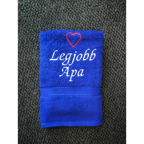 Hímzett törölköző - Legjobb apa