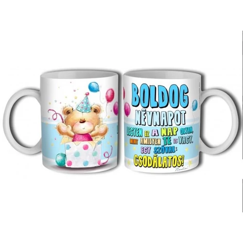 Bögre - Boldog névnapot Macis fiú