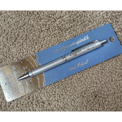 Feliratos toll - Legjobb Nagyapa - világosszürke - Ajándék Nagypapának