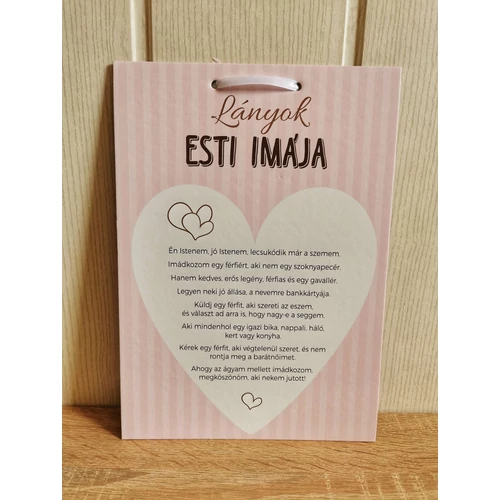Lányok esti imája - Vicces ajándék