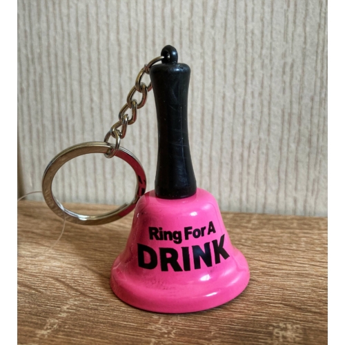 Drink csengő-kulcstartó rózsaszín