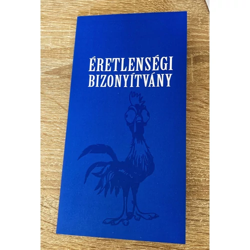 Bizonyítvány - Éretlenségi - Vicces ajándék