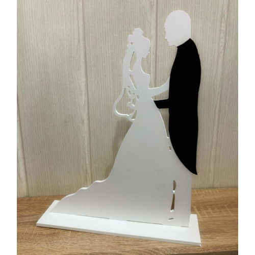 Asztal dekor - Szerelmes pár - Ajándék ötlet esküvőre