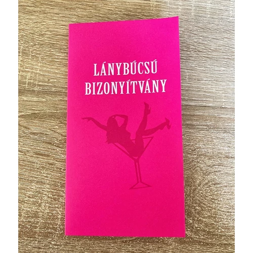Bizonyítvány - Lánybúcsú