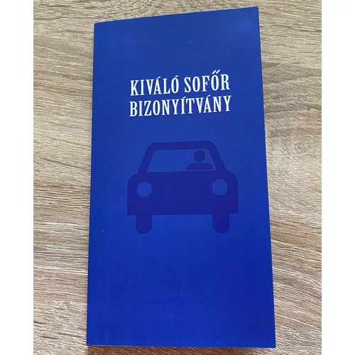 Bizonyítvány - Kiváló sofőr 2