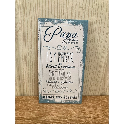 Fa mágnes - Papa jelentése