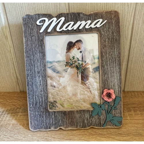 Képkeret - Mama - Ajándék Nagymamának - Anyák napi ajándék