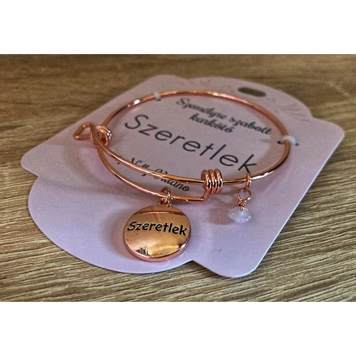 Rose Gold karkötő - Szeretlek