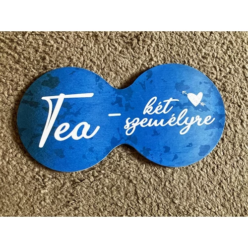 Dupla poháralátét - Tea két személyre