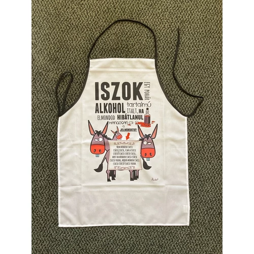 Kötény - Iszok egy pohár