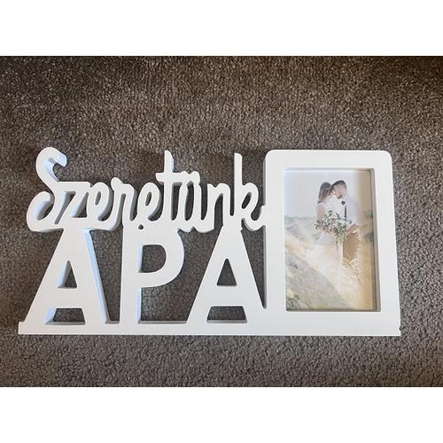 Képkeret - Szeretünk Apa - Ajándék Apának - Apák napi ajándék