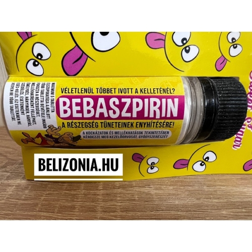 Vicces cukor- Bebaszpirin tabletta  - Vicces ajándék ötlet férfiaknak -  nőknek