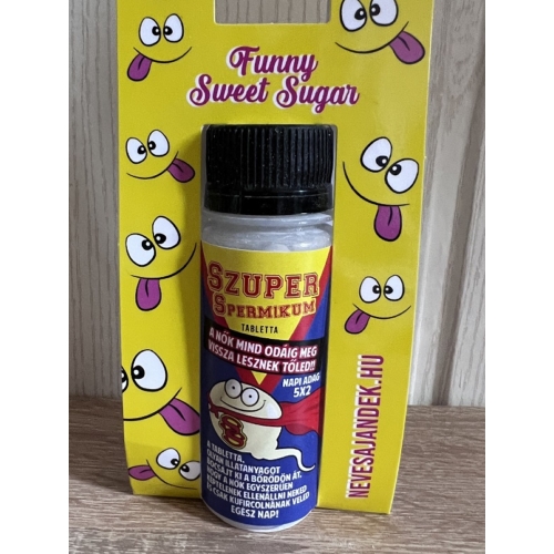 Vicces cukor- Szuper Spermikum  - Vicces ajándék ötlet férfiaknak