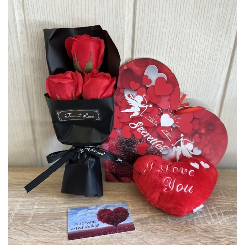 Ajándékcsomag - Szerelmes 17  Ajándék Valentin napra - Szerelmes ajándék