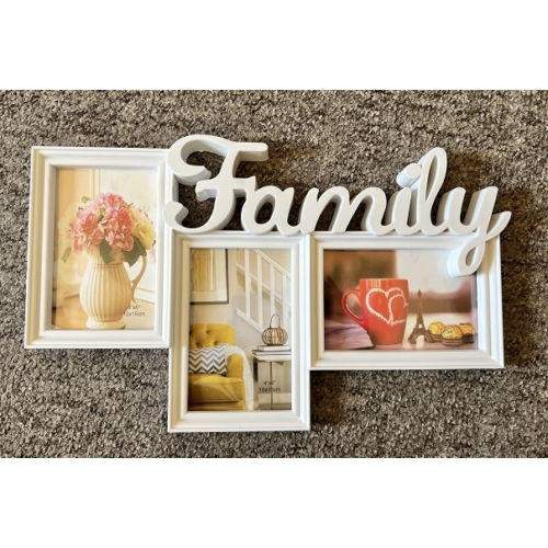 Képkeret - Family 3db-os - Ajándék ötlet családtagoknak