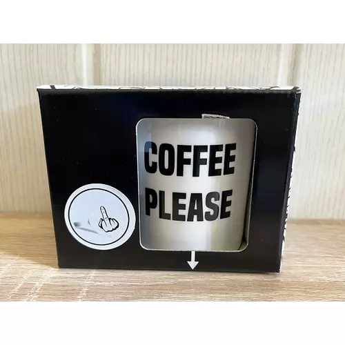 Bögre -Kávés 2 Fehér színű - Ajándék ötlet kávékedvelőknek