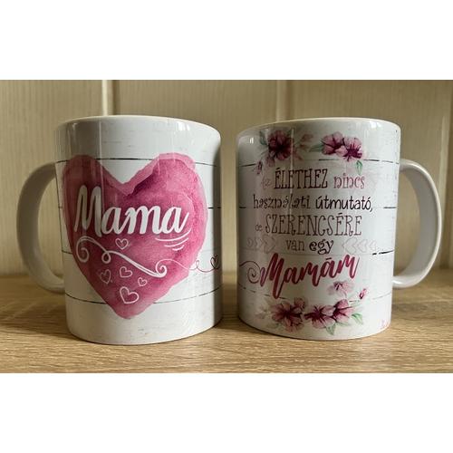 Bögre -  Mama - Ajándék Nagymamának