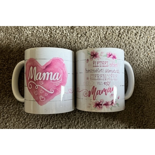 Bögre -  Mama - Ajándék Nagymamának