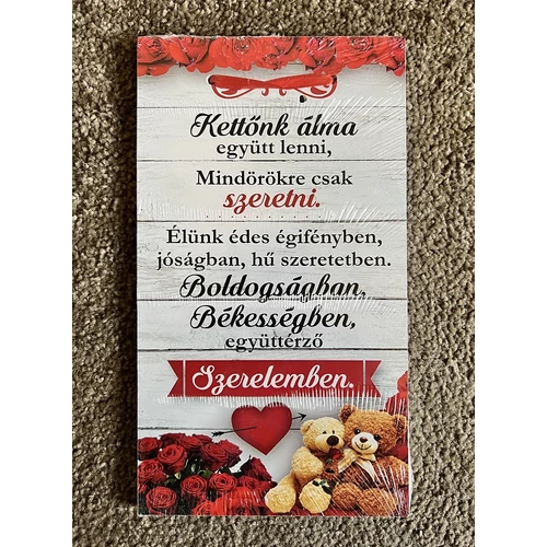 Dísztábla kicsi - Kettőnk Álma