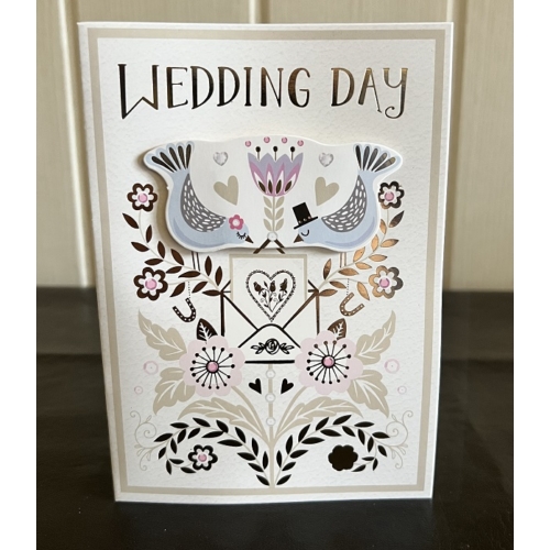 Esküvői boríték  - Két madár- Ajándék esküvőre