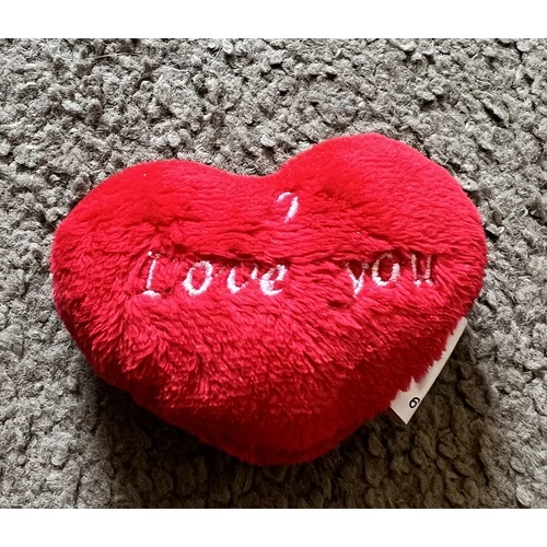 Plüss szív - I Love You