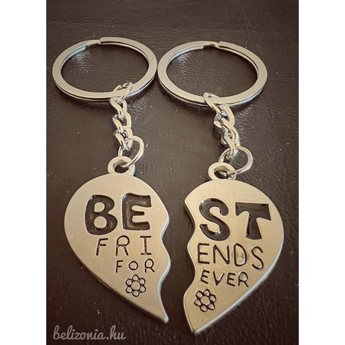  Kulcstartó  - Best Friends - Ajándék ötlet Barátnőnek