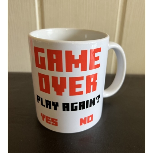 Bögre -  Game over- Vicces Ajándék - Ajándék ötlet játék kedvelőnek