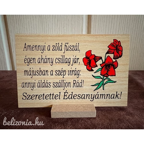 Kis fa tábla - Amennyi a zöld fűszál