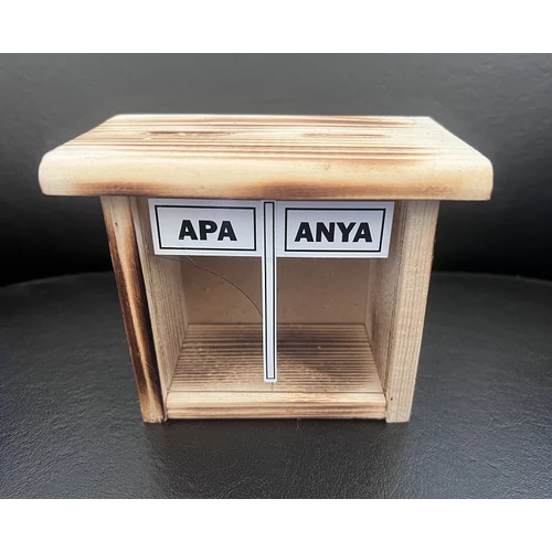 Vicces persely Apa Anya felirattal  - Vicces ajándék