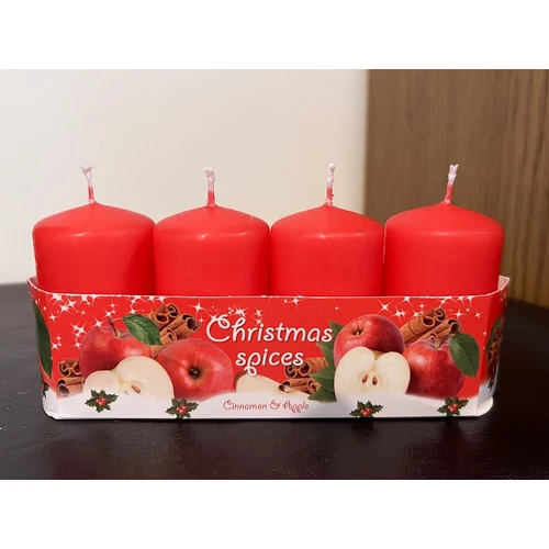 Adventi illatgyertya 4db-os  Christmas Spices