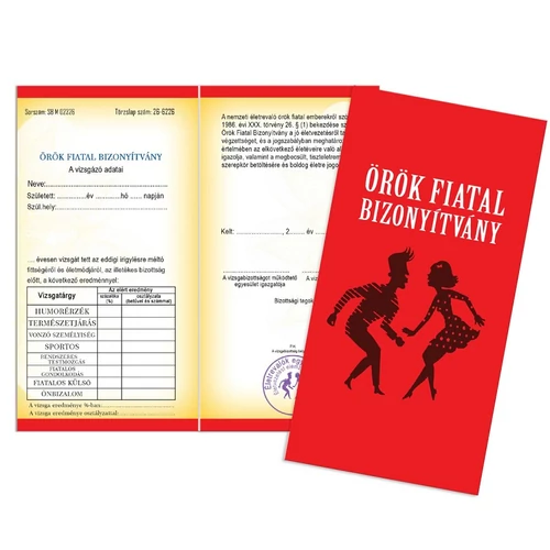 Bizonyítvány - Örök fiatal 