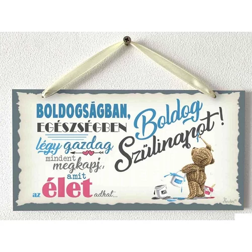 Kicsi dekor tábla - Boldog Szülinapot!