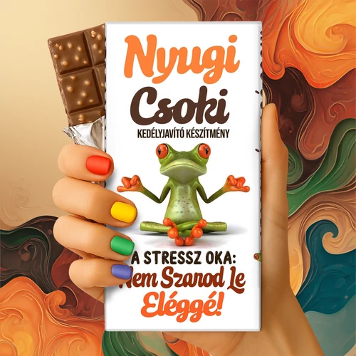 Nyugi Csoki, A stressz oka: nem szarod le eléggé