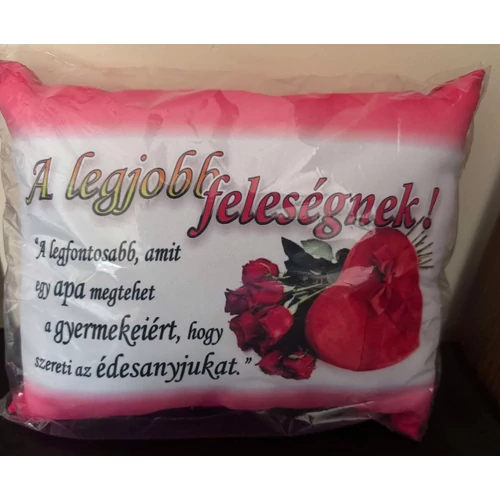 Téglalap párna - Legjobb feleség