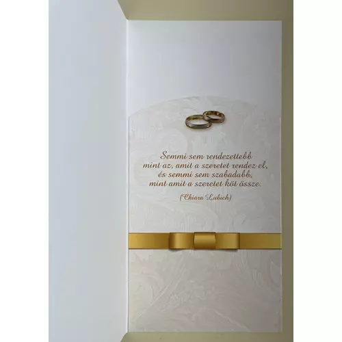 Esküvői zsebes lap borítékkal - Nászajándék - Ajándék esküvőre
