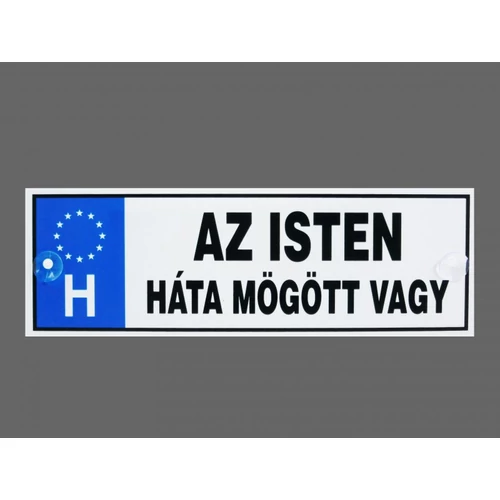 Rendszámtábla - Az Isten háta - Vicces ajándék