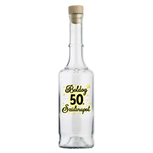 Pálinkás Üveg - Boldog 50. Szülinapot