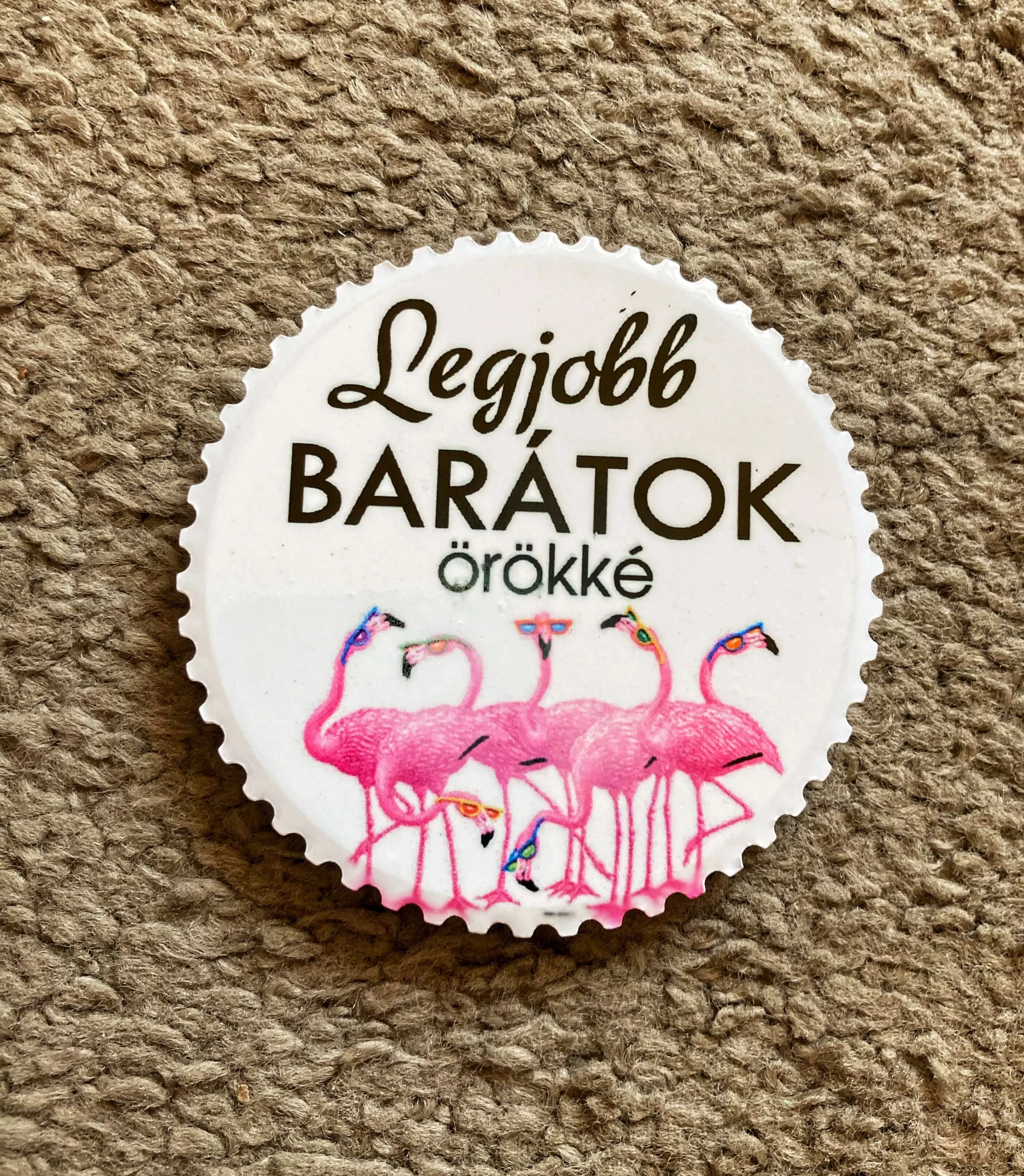 Hűtőmágnes - Legjobb Barátok Örökké - Ajándék ötlet Barátnőnek