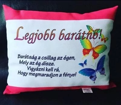 Párna-Barátság csillag az égen - Ajándék ötlet Barátnőnek