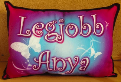 Párna - Legjobb Anya - Ajándék Anyukáknak - Anyák napi ajándék