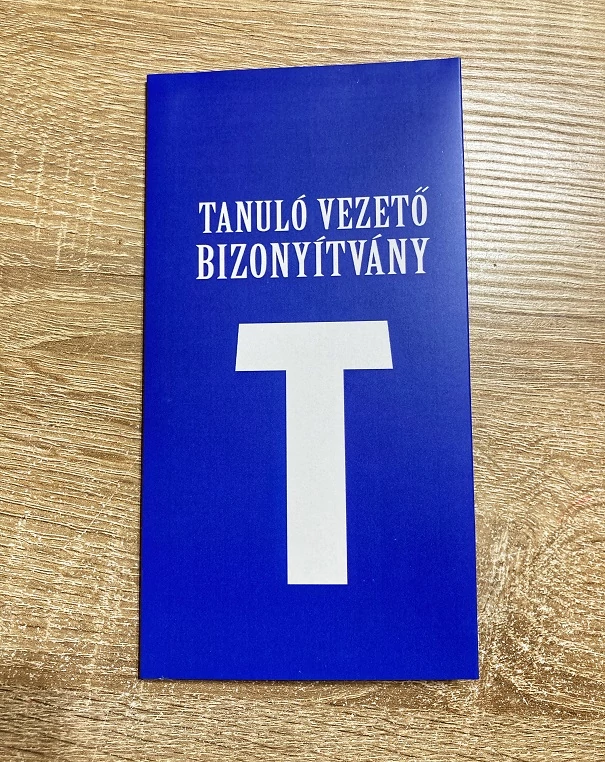 Bizonyítvány - Tanuló vezető - Vicces ajándék