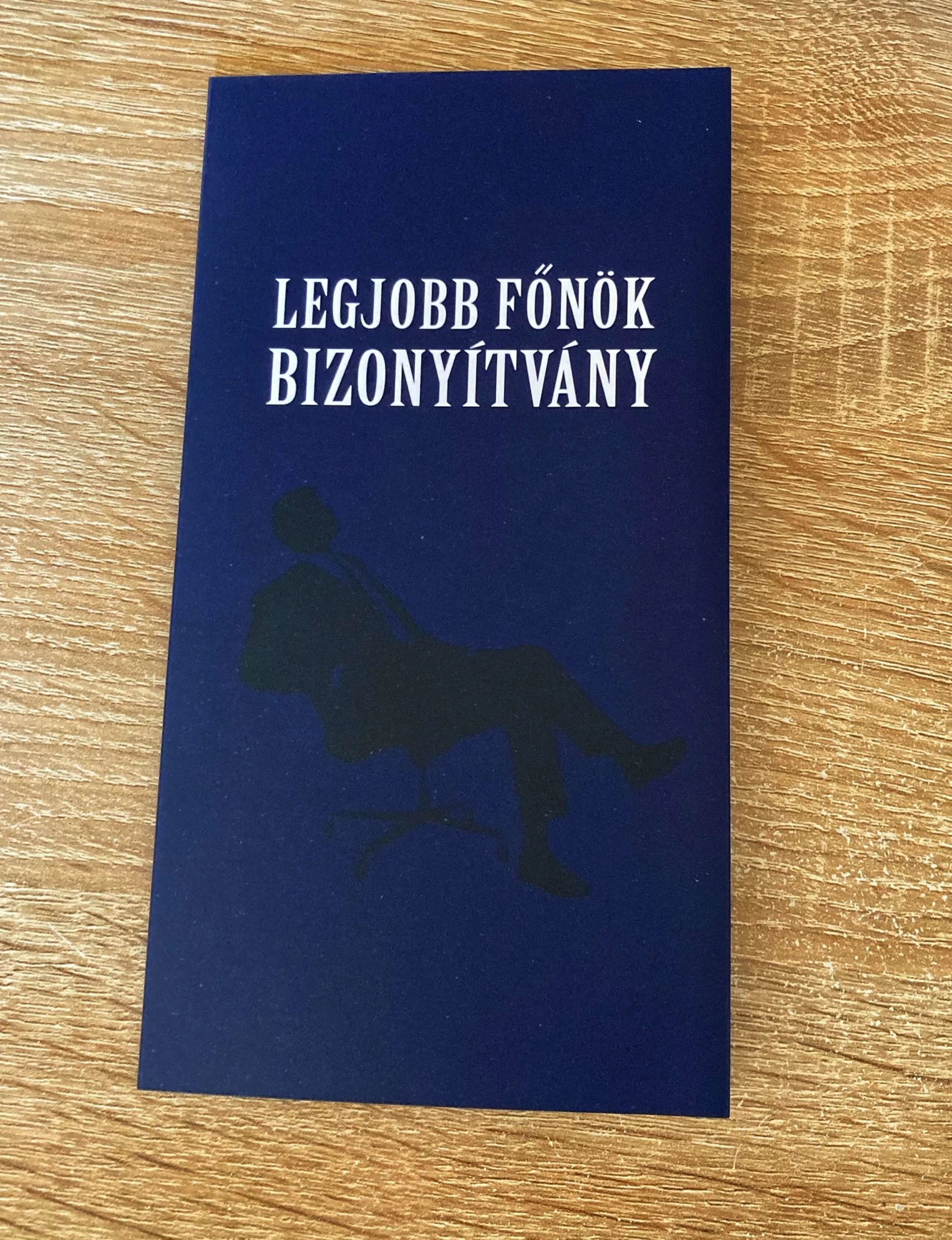 Bizonyítvány - Legjobb főnök- Ajándék ötlet főnöknek