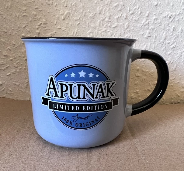 Retro Bögre - Apunak kék - Ajándék Apának - Ajándék Apák napjára