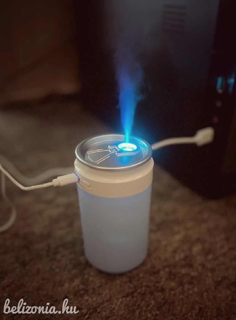 Akkumulátoros aroma diffúzor kék színű - Dekoráció