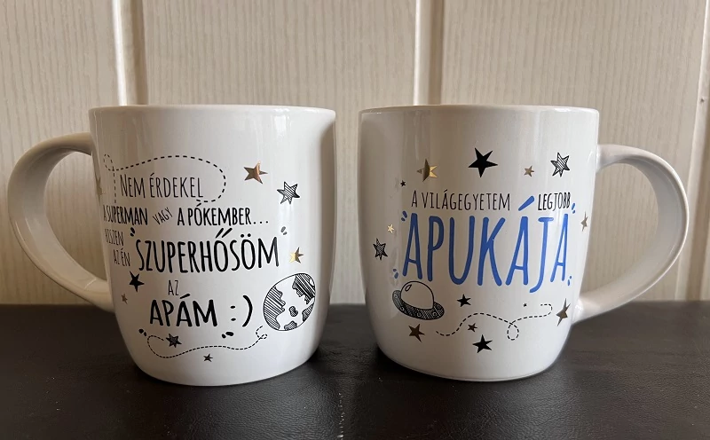 Bögre - A világegyetem legjobb Apukája - Apák napi ajándék - Ajándék Apának
