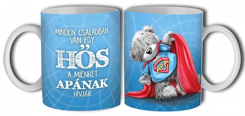 Bögre - Szuper Apa - Ajándék Apának - Ajándék Apák napjára