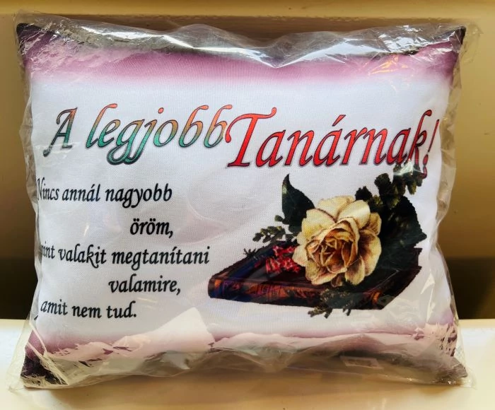 Párna - A legjobb Tanárnak - Ajándék ötlet tanárnak